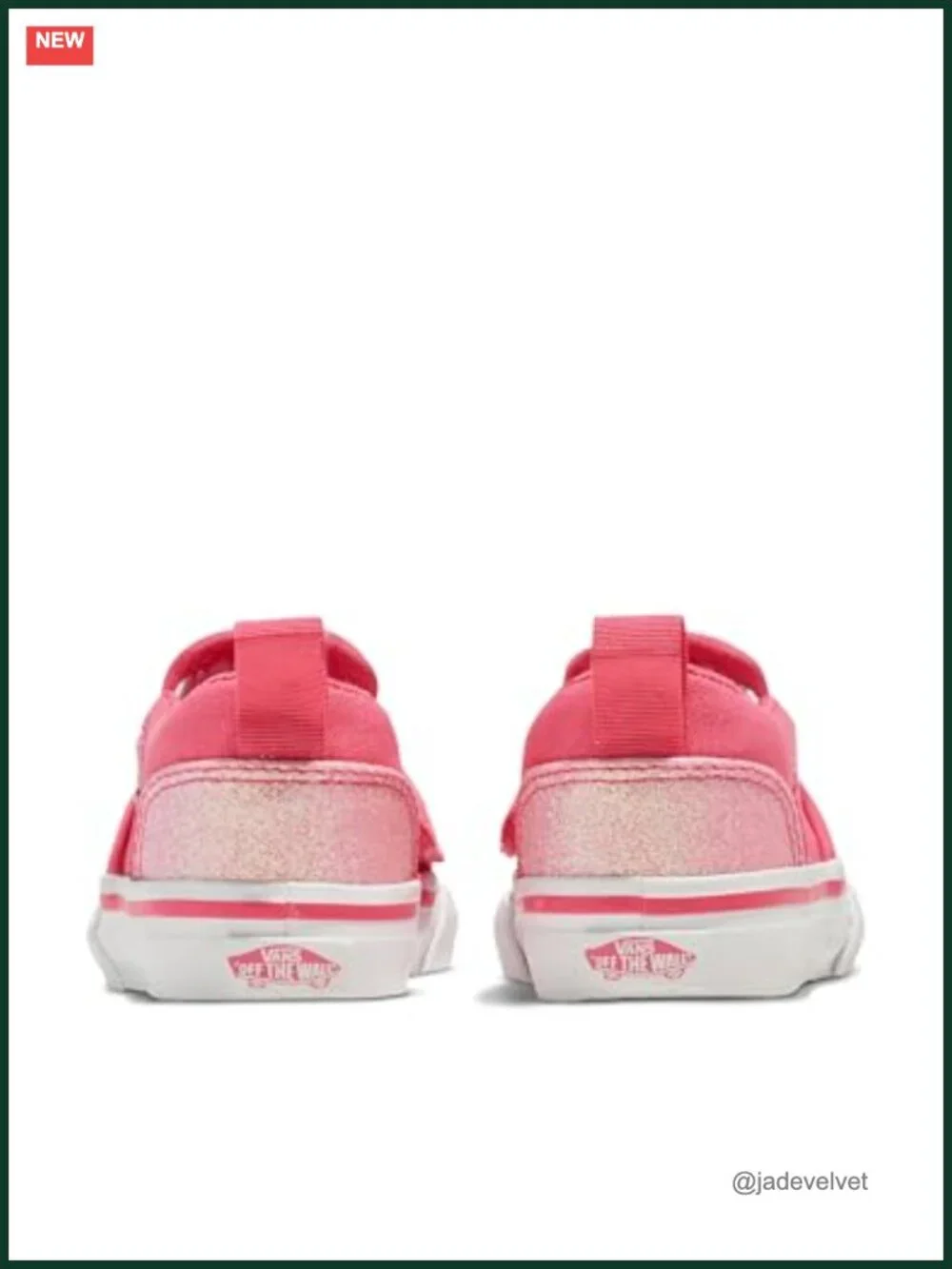Girls Slip-on Sneakers with Stretchy Panels and Hook-and-Loop Strap